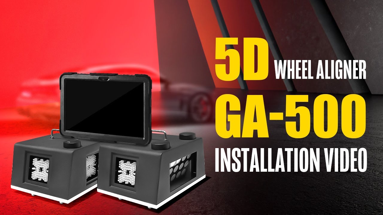 GAT 5D Wheel Aligner GA-500 Installation Video