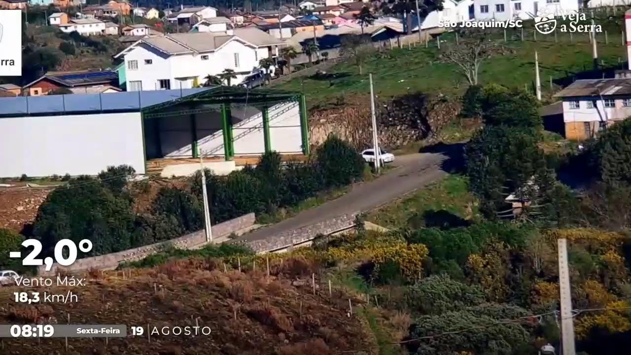 Frio | Madrugada gelada desta sexta-feira (19/08/2022) em São Joaquim-SC
