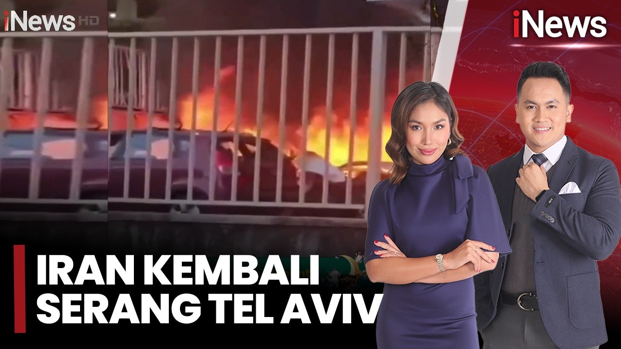 Iran Kembali Serang Tel Aviv, Kendaraan Terbakar Usai Hantaman Rudal | iNews Sore (6/4)