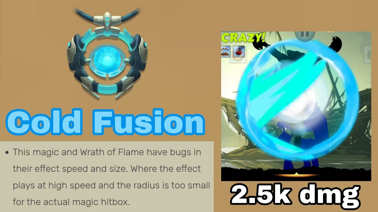 Magic Cold Fusion 2.5K DMG 🥰🥰🥰