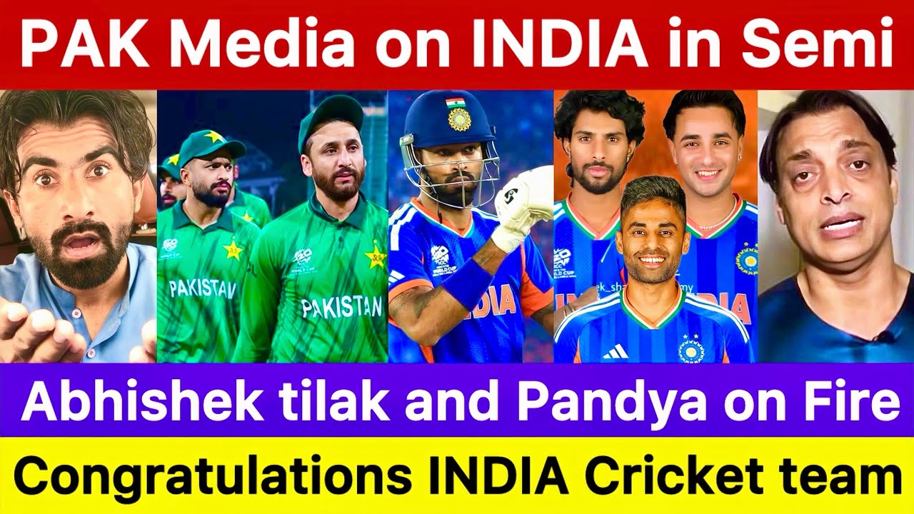 pakistan reaction india cricket vs zimbabwe | abhishek sharma | hardik pandya | ind vs zim 