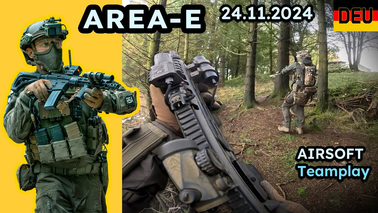 Starkes Airsoft Teamplay auf der Area-E | Bunker Erich Erndtebrück 24.11.2024 [FullHD]