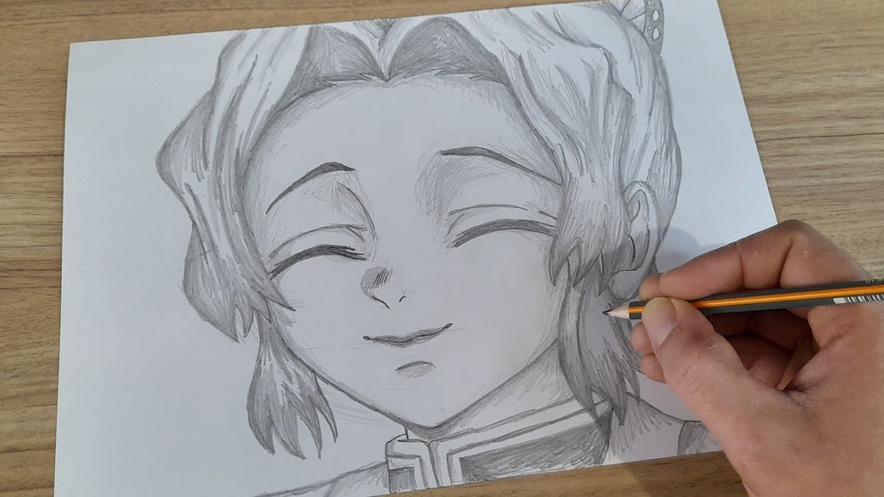 COMO DESENHAR A SHINOBU DE DEMON SLAYER | KIMETSU NO YAIBA