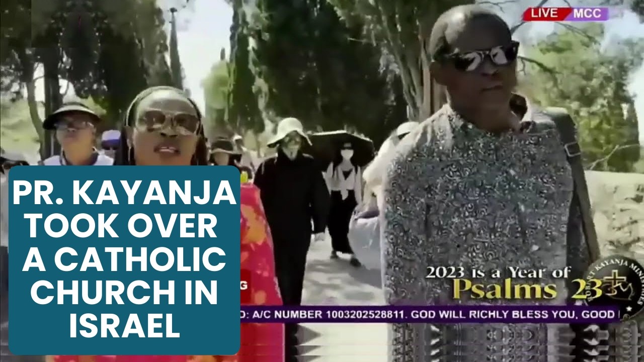 Pr. Kayanja Took Over a Catholic Church in Israel