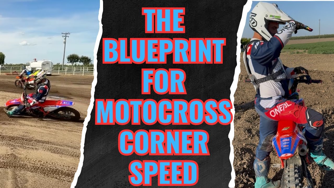 The blueprint for motocross corner speed. How to train yourself to be one with the bike.