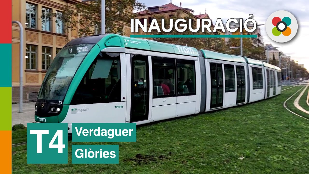 T4 Tramvia Verdaguer - Glòries | Inauguració