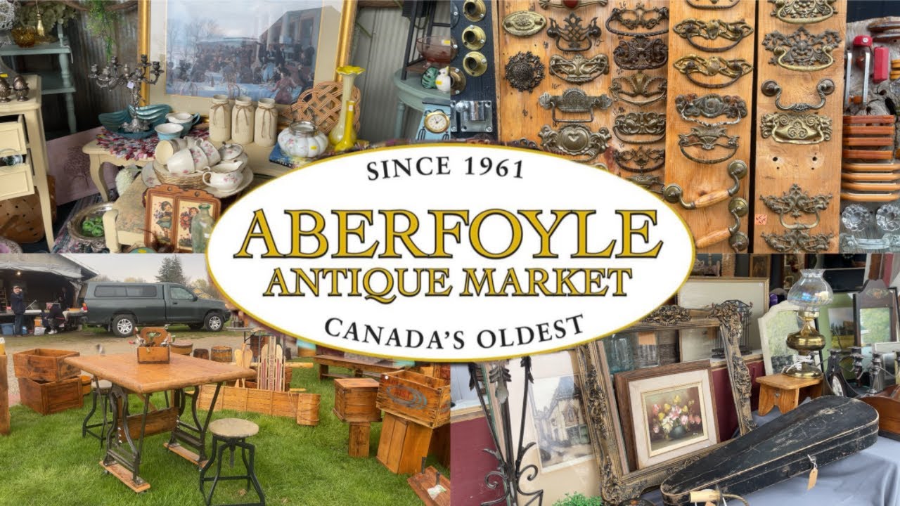 Walk Through Canada’s Largest Outdoor Antique Market | Aberfoyle Antique Market | Walk in the Rain