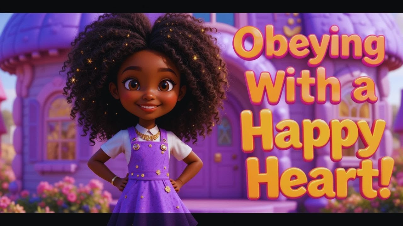 Obeying with a Happy Heart 💜  | Christian Kids Story | ZolzieKids Obedience Series Ep. 2