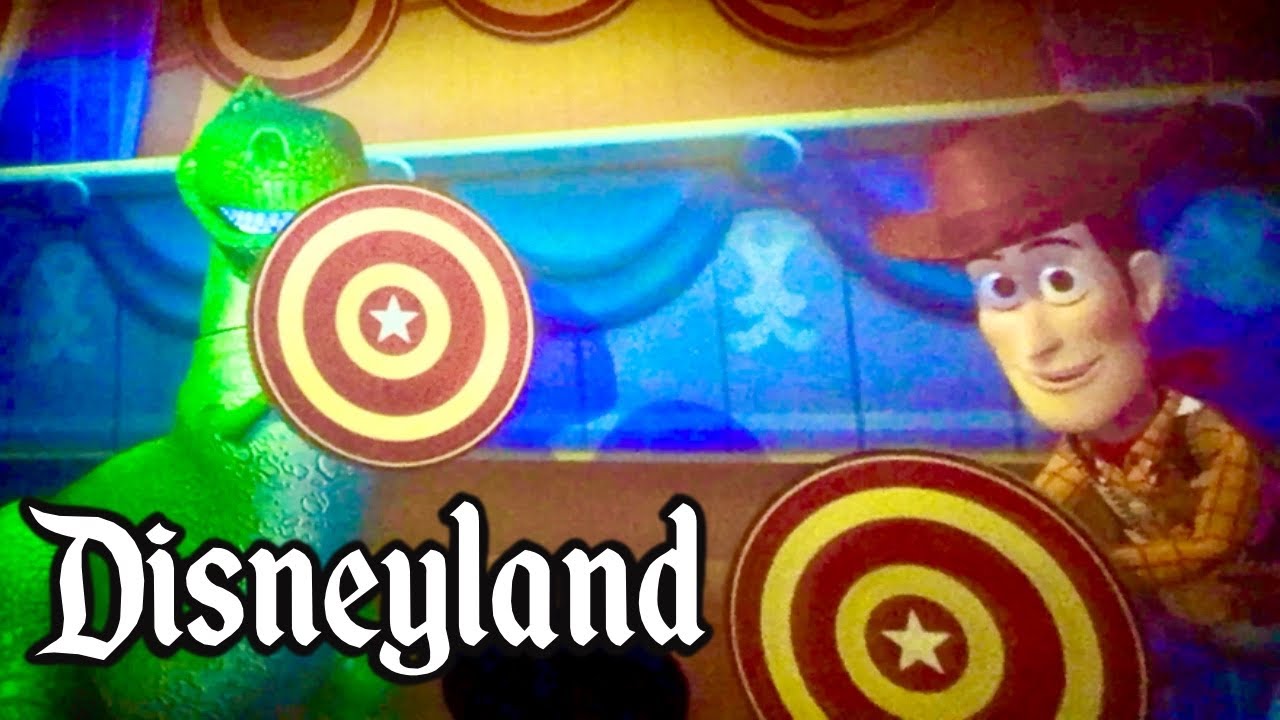 Toy Story Midway Mania! Full Ride - Disneyland California Adventure 2024
