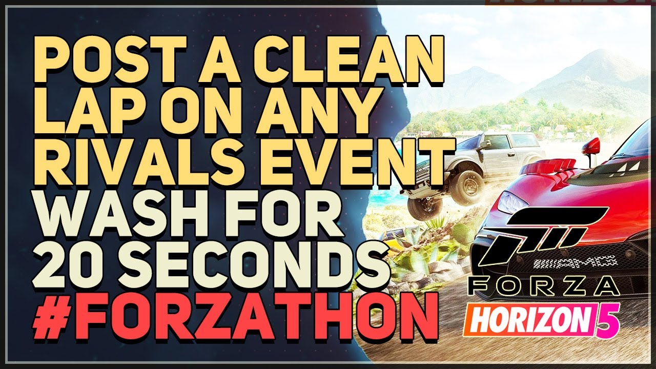Post a clean lap on any Rivals Event Forza Horizon 5