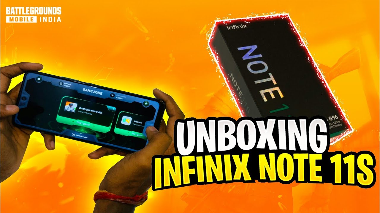 Infinix Note 11S Unboxing & Gaming Test - Helio G96 | 6.95