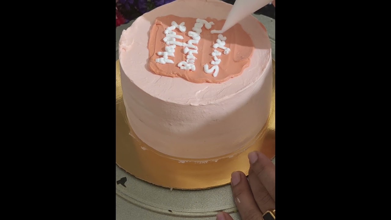 Simple cake decoration #short