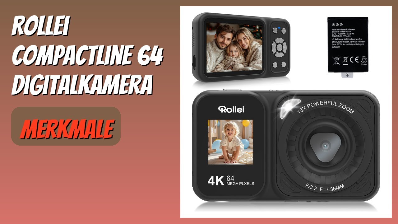 BEWERTUNG (2025): Rollei Compactline 64 Digitalkamera. Infos