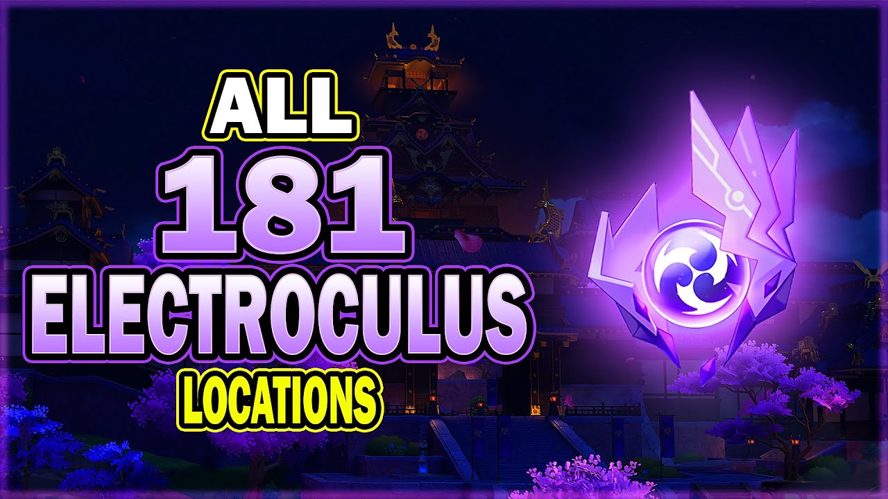 All 181 Electroculus Locations - Detailed Guide for Inazuma Oculus with Timestamps & Easy Routes