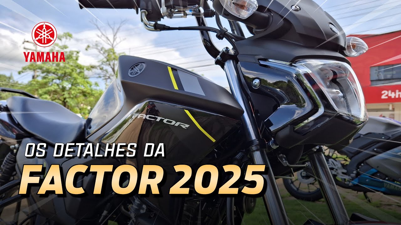 NOVA FACTOR 150 2025 🤔 Bonitinha ou Bizarra? [Comenta aí] #nandoangelo #motovlog