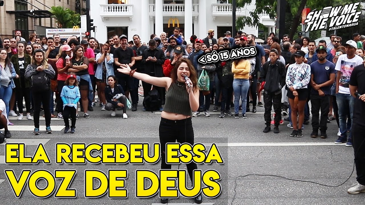 ESSA GAROTA DE 15 ANOS CANTA DEMAIS!!!