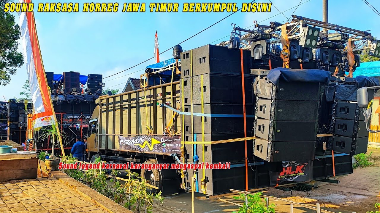 gokil...iring iringan sound system full fusso di garis start karnaval petungroto ngajum