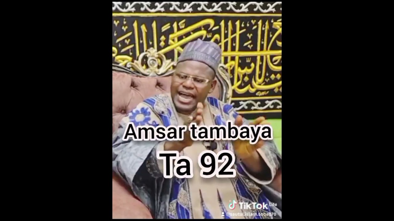 Amsar tambaya ta 92