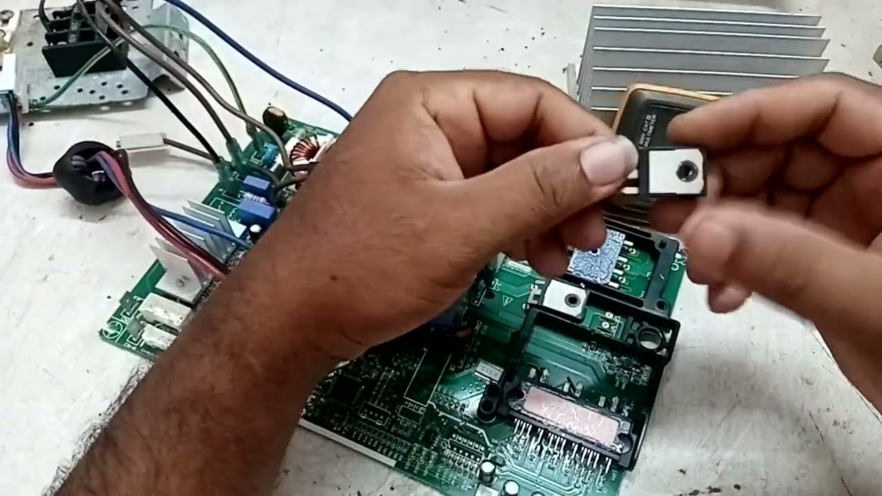 HAMSTER INVERTER AC OUT DOOR UNIT PCB REPAIR COMMUNICATION EROOR #MRS Electronics #029