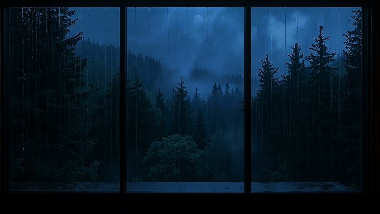ASMR Rain | Rain Sounds on Window | ASMR No Talking for Sleeping