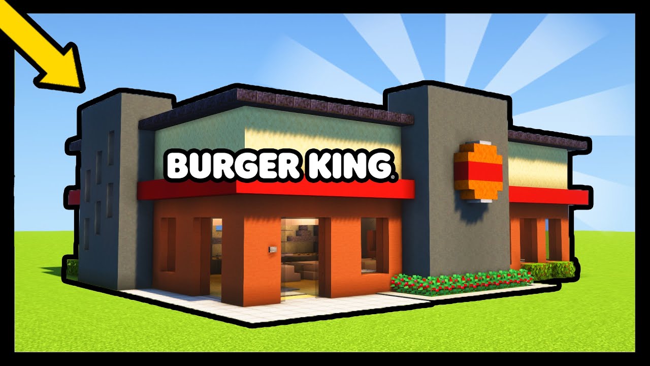 TUTO COMMENT FAIRE UN BURGER KING | MINECRAFT