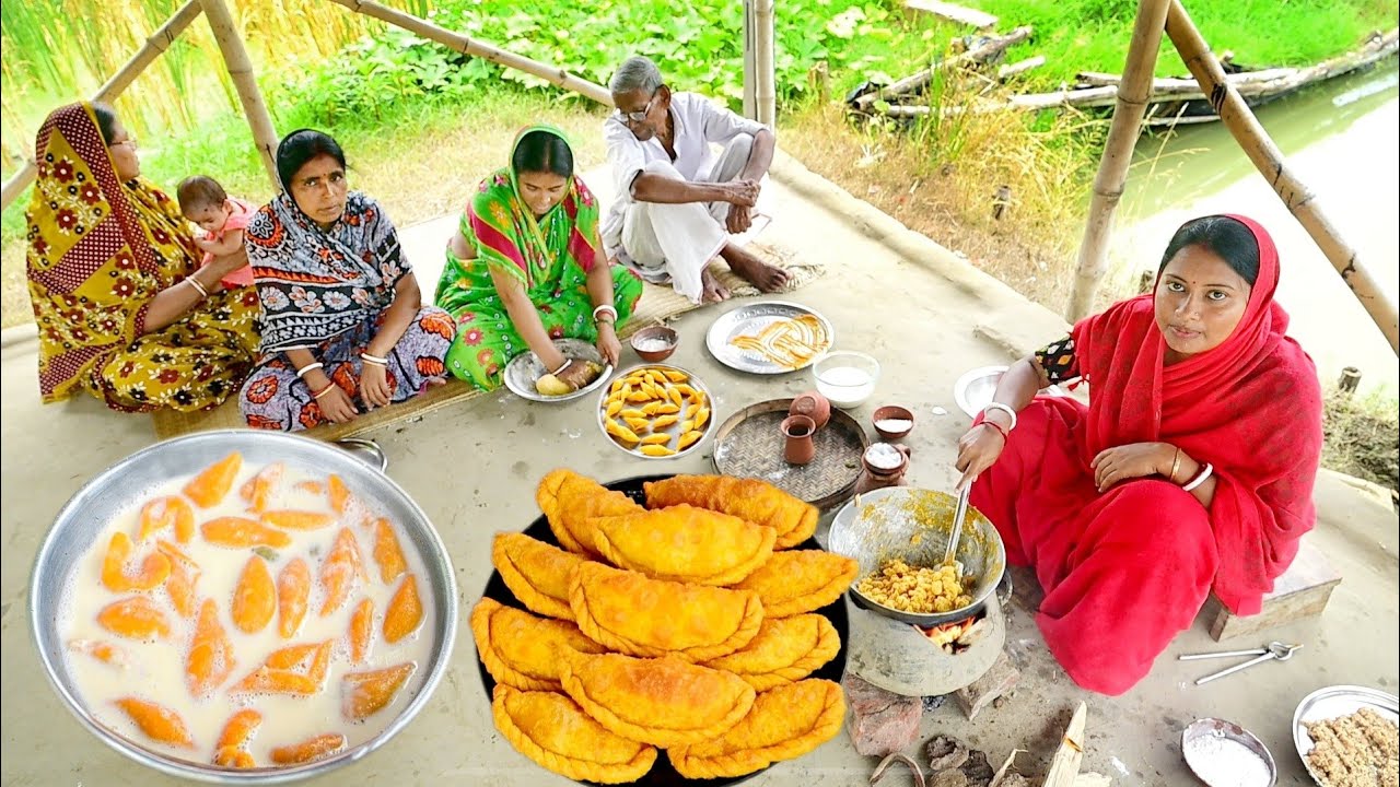 জন্মাষ্টমী স্পেশাল তালের সপ্তপুরী পিঠা আর দুধপুলি পিঠা বানালাম || dudhpuli pitha recipe