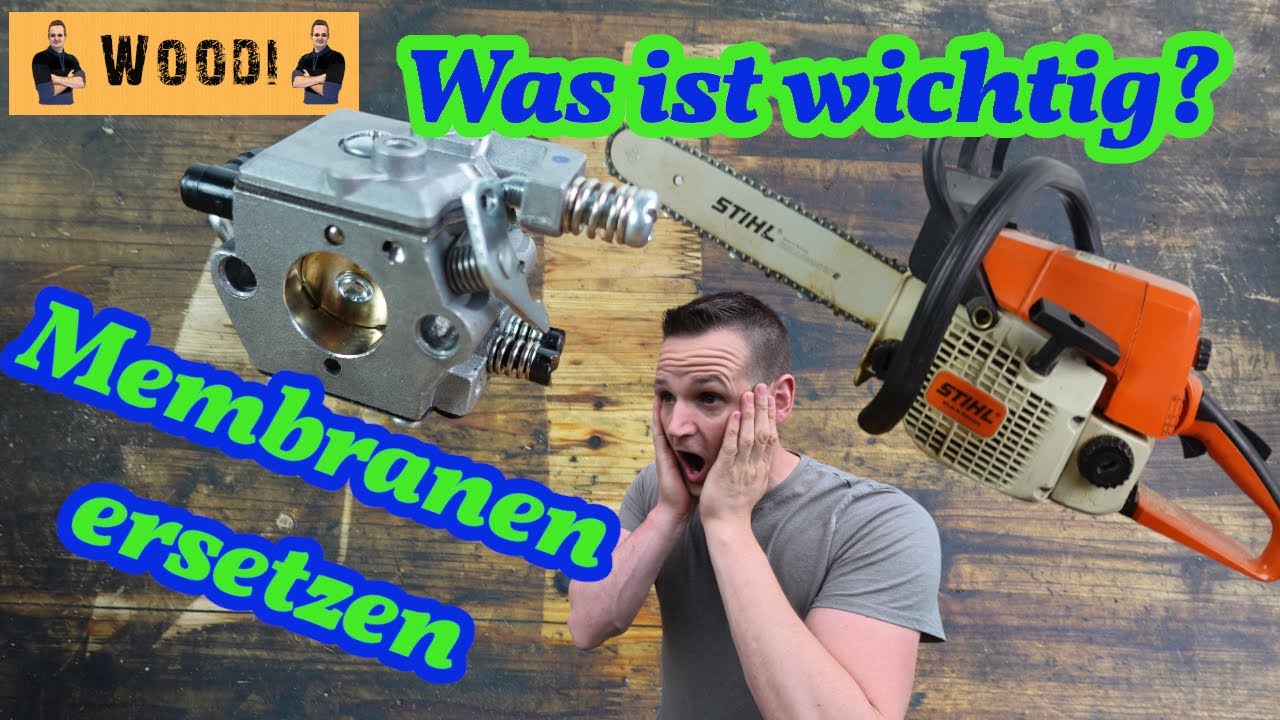 Motorsäge Vergaser Membranen wechseln - Einfache Anleitung!