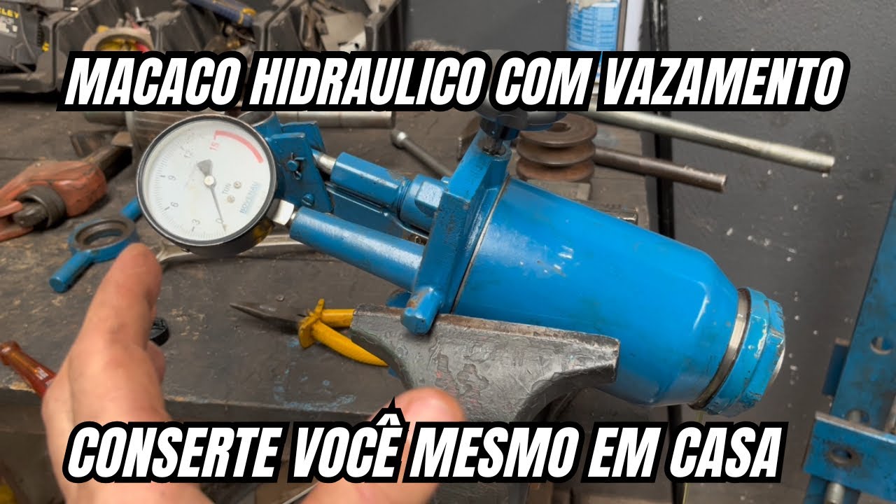 COMO TROCAR OS REPAROS DO MACACO HIDR&Aacute;ULICO DA PRENSA BOVENAU
