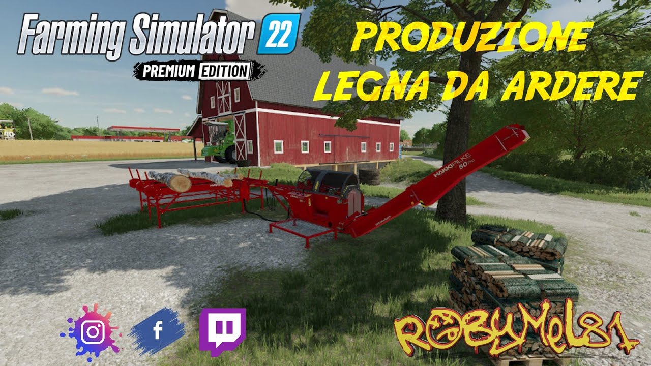 Produzione Legna Da Ardere ➤ TEST MOD (Console/Pc) ➤ FS 22