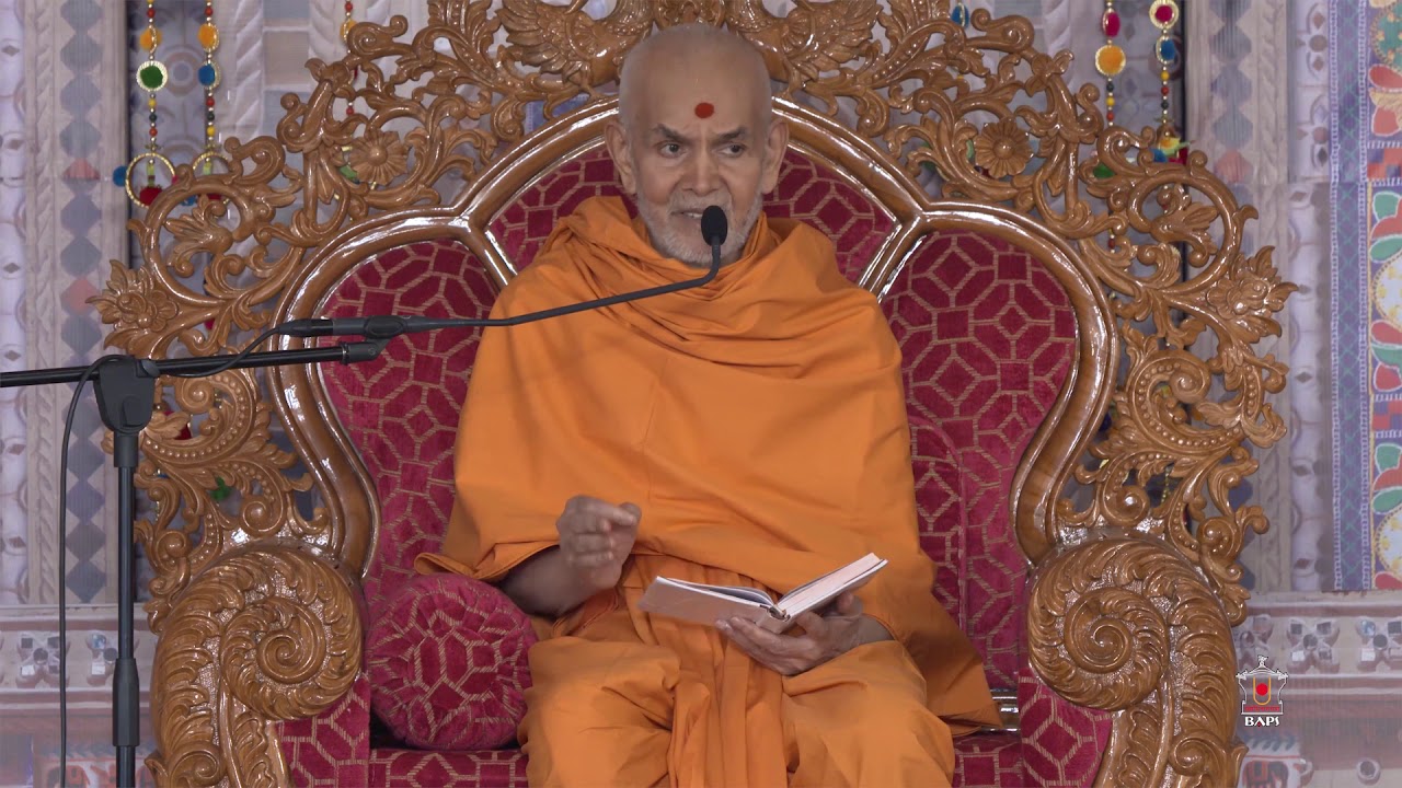 Guruhari Ashirwad, Vachanamrut Gadhada Antya 5 (Part 1), 7 October 2018, Bhavnagar, India