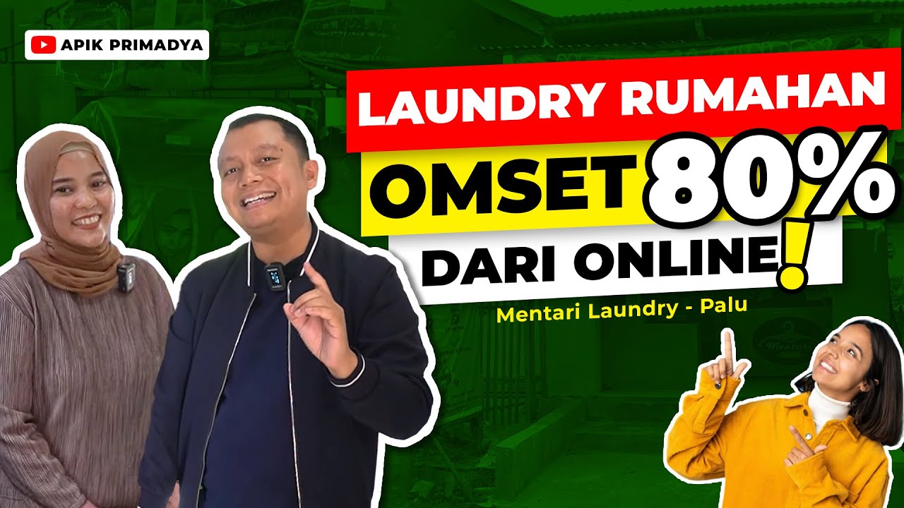 ❌ LAUNDRY RUMAHAN OMSET 80% PELANGGAN DARI ONLINE❗ Mentari Laundry Palu