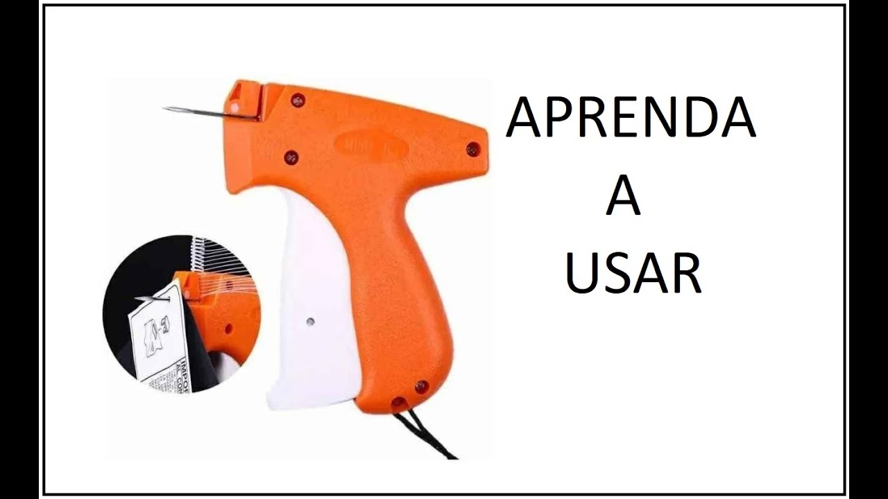 Como Usar Aplicador de Etiquetas / Tag Fix Pin p Roupas e Tecidos