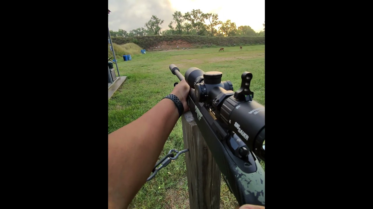 Fierce Firearms mini Carbon Rogue and Scythe Ti with Ray-ban Meta Glasses while Deer are watching
