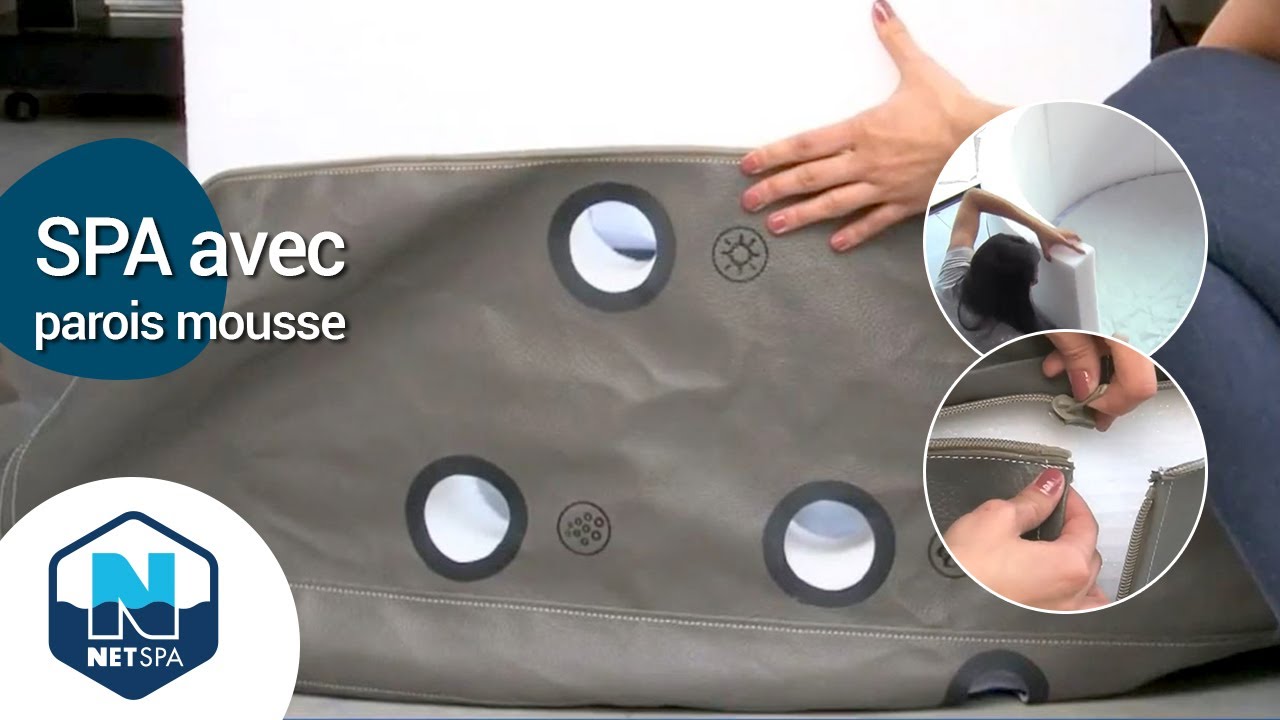 Tuto installation complète SPA à parois en mousse Vita Premium de NetSpa 4/6 places