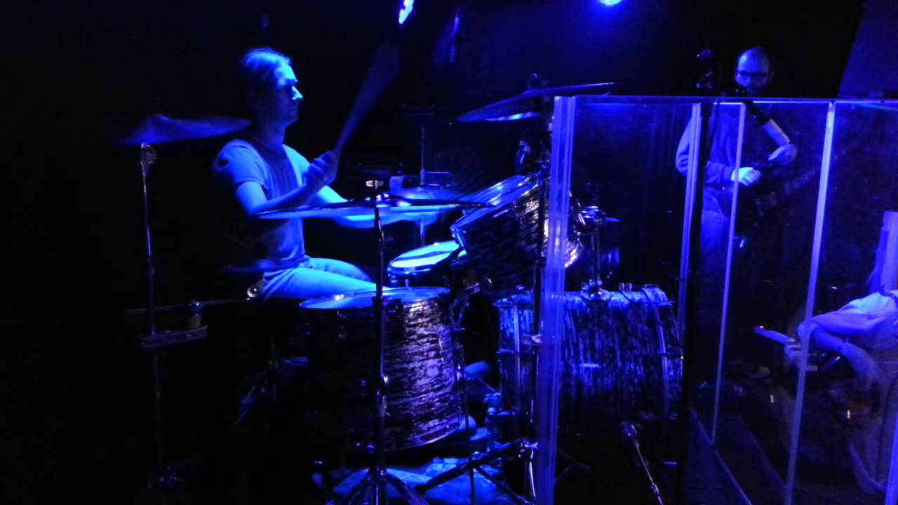 Moloken drummer Jakob Burstedt festival soundcheck