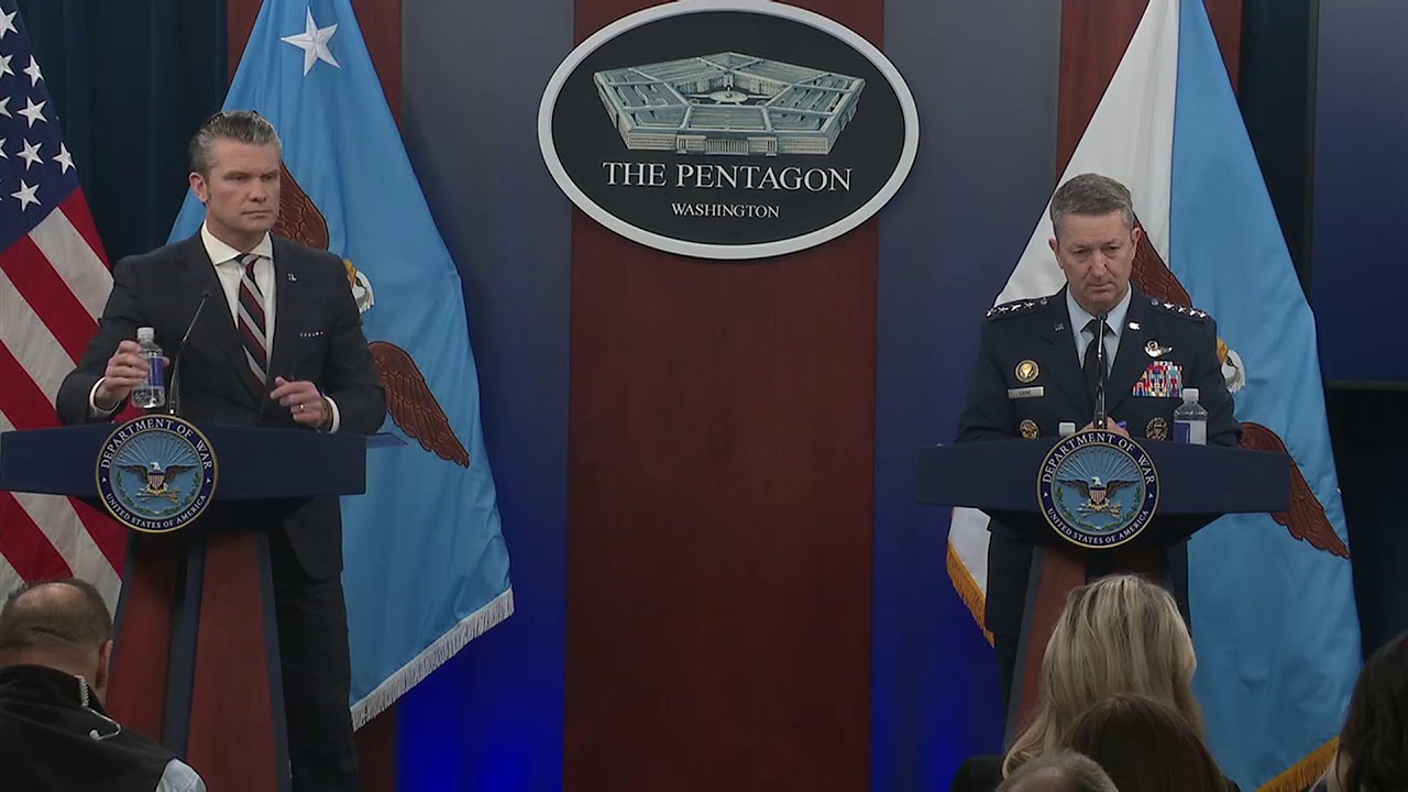 Coming up: Briefing on Iran War