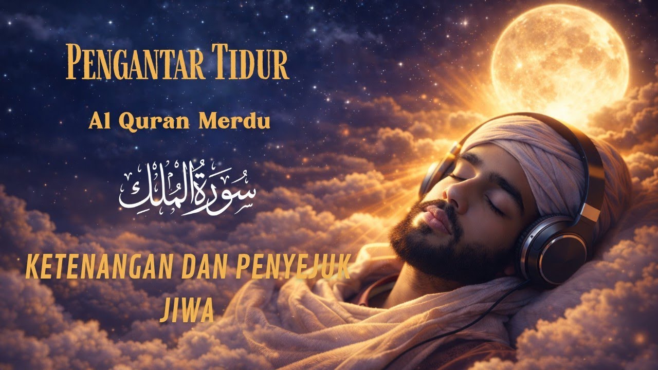 MUROTTAL SEBELUM TIDUR UNTUK KETENANGAN HATI – BACAAN AL QUR'AN PENYEJUK JIWA DIMALAM HARI