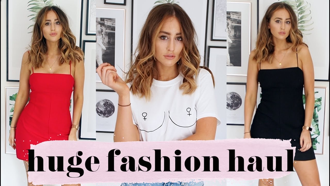 HUGE FASHION HAUL & TRY ON! | TOPSHOP URBAN OUTFITTERS NEW LOOK | FASHION SLAVE SOPHIE MILNER