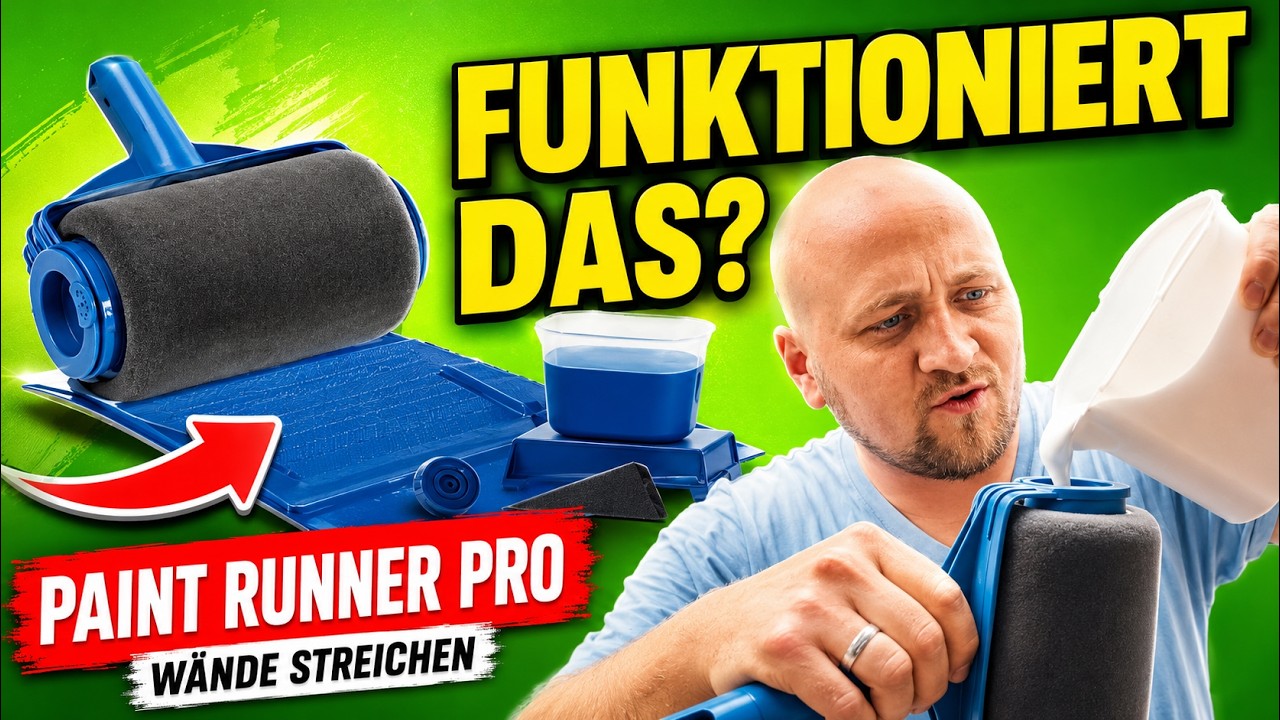 🔴PAINT RUNNER PRO WÄNDE STREICHEN im TEST 