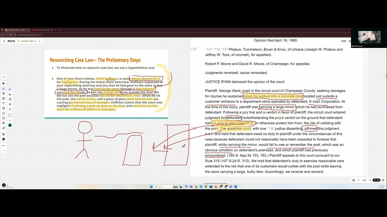 Legal Research - Cases on Point