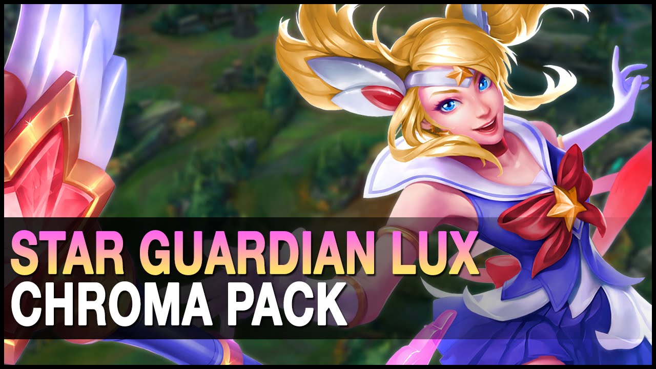 Star Guardian Lux Chroma Pack (Sailor Moon Theme) - Custom Skin Spotlight - League of Legends (lol)