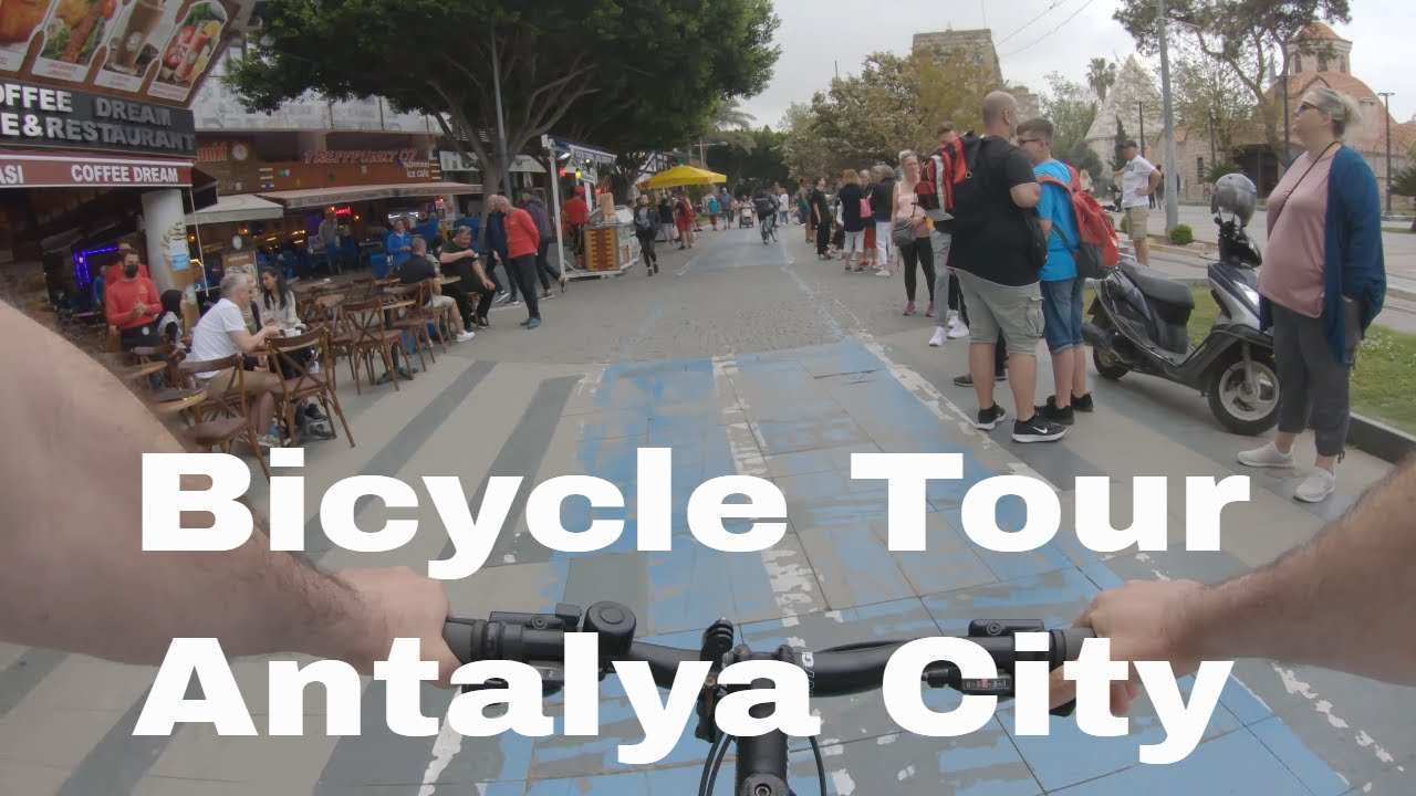 Türkei Antalya Fahrradtour kurzer einblick Antalya City