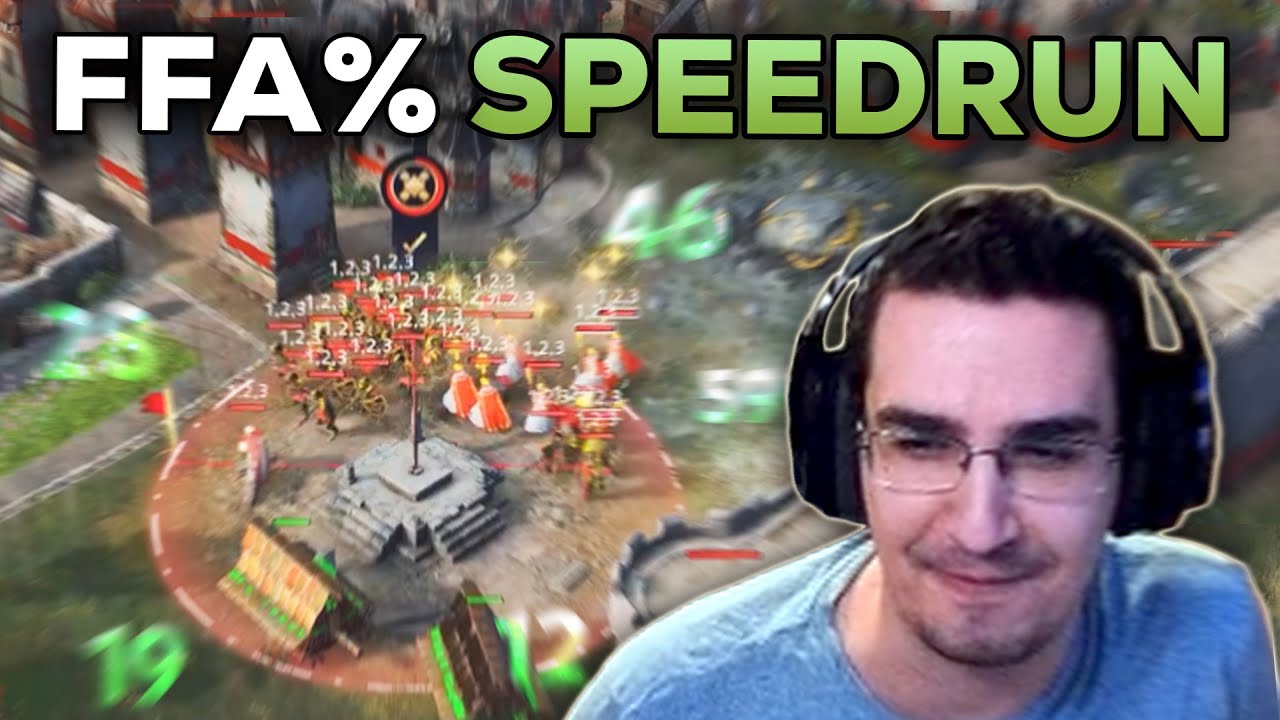 OOTD Speedrun FFA NOMAD 1 vs 7 Sacred Site in AOE4