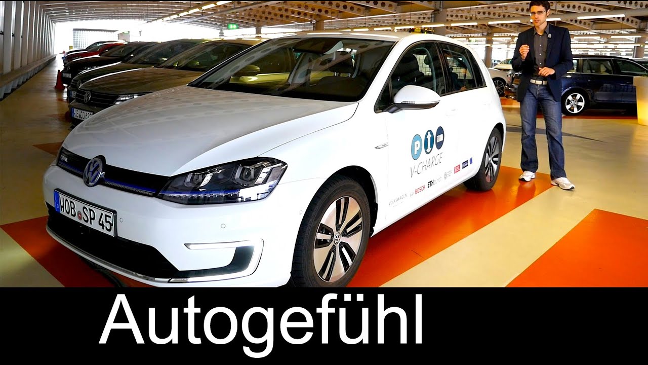 V-Charge autonomous and inductive charging of electric cars & robot recharging help - Autogef&uuml;hl