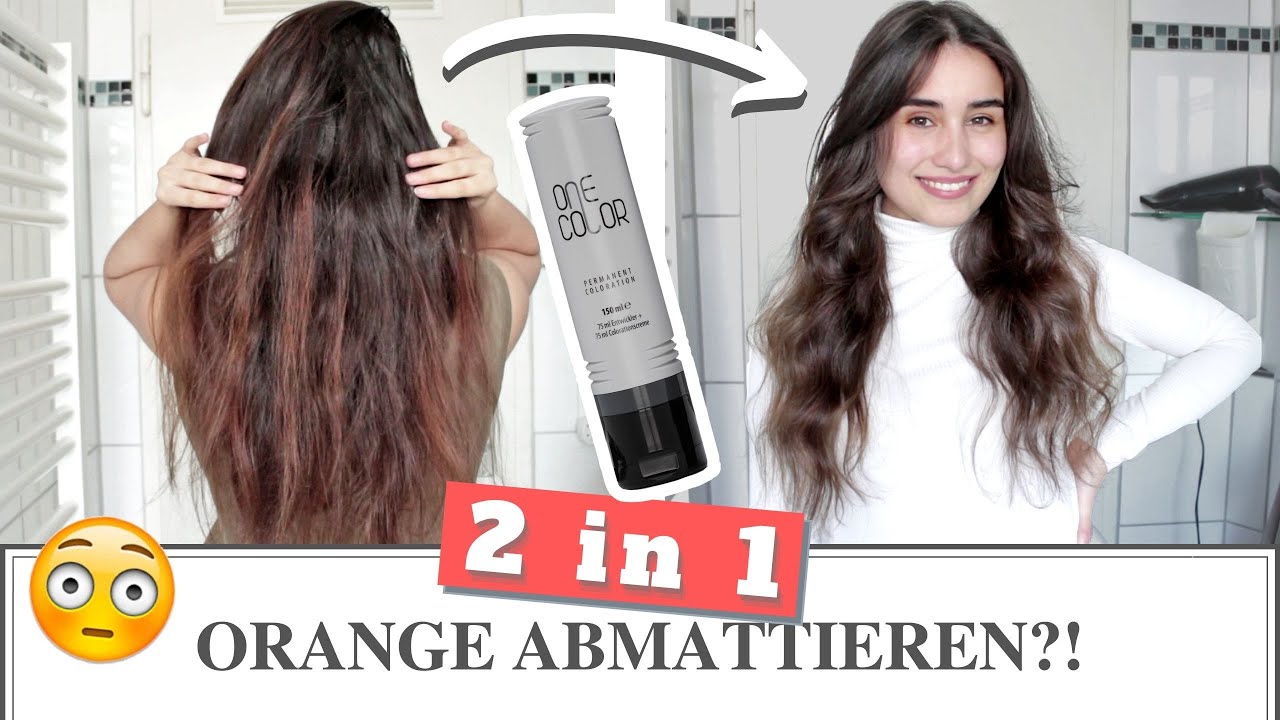 HAARE ABMATTIEREN DROGERIE Haarfarbe | Gelbstich, Orangestich entfernen | Kühles Braun?