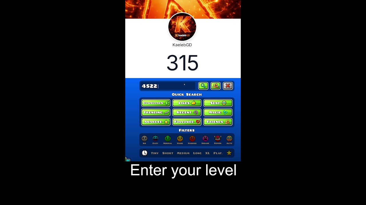 playing your gd levels