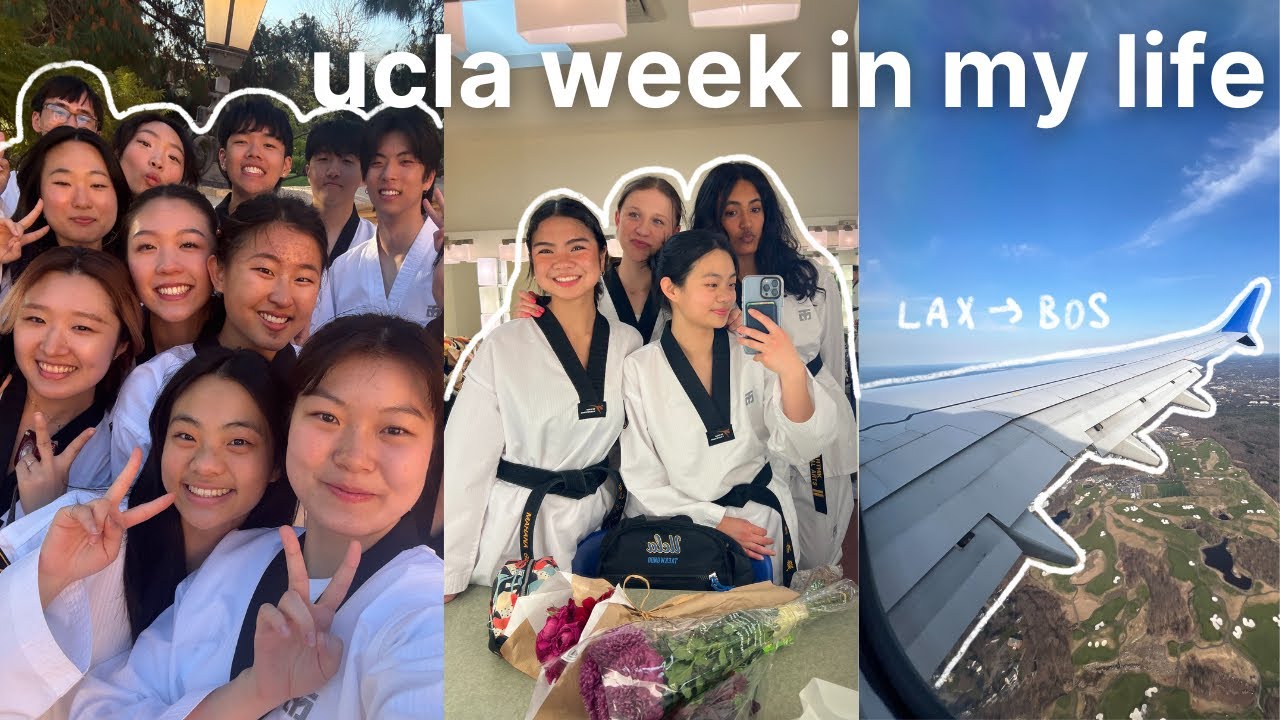 UCLA TAEKWONDO WEEK IN MY LIFE 🥋 kcn, nationals competition, traveling to boston