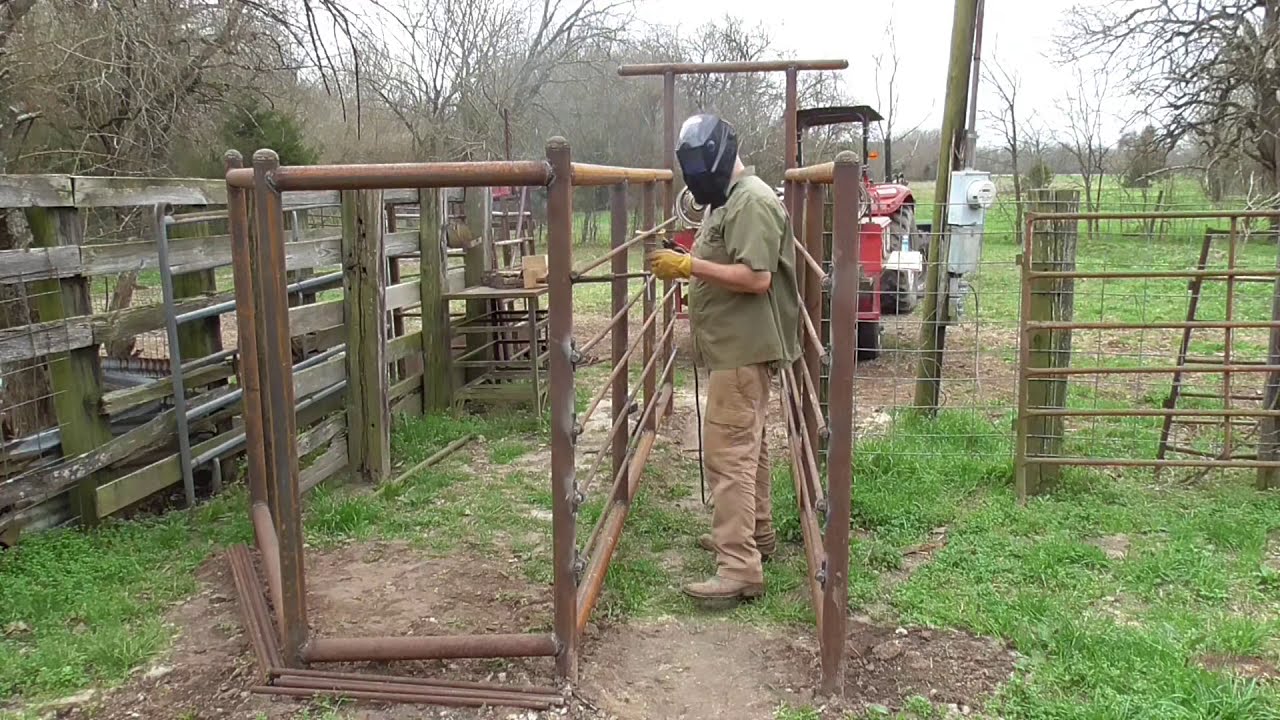 Rebuilding An Old Cattle Loading Chute