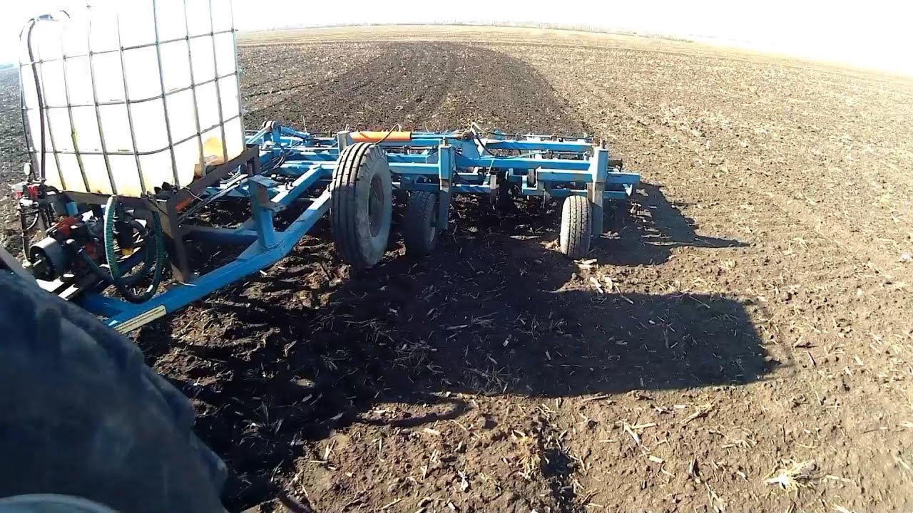 Предпосевная культивация под ячмень с внесением удобрений КАС 32