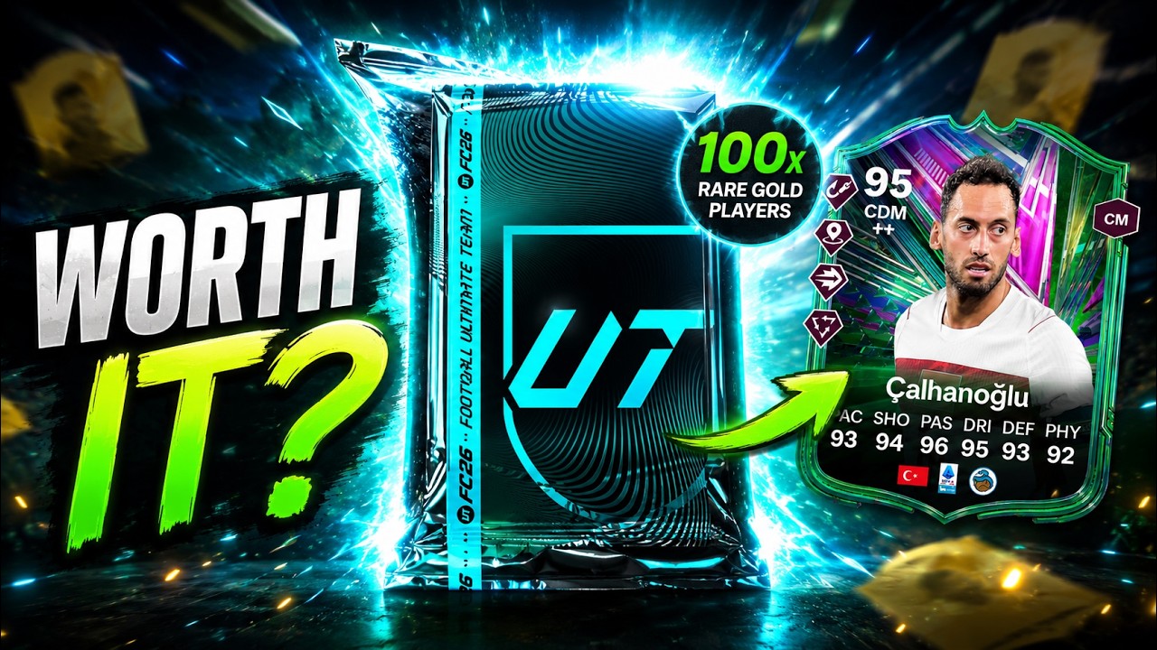 Стоит ли открывать набор из 100 редких золотых игроков? 🤯 FC26 ULTIMATE TEAM